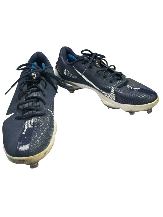 Mike Trout 7 Pro Aledmys Diaz #16 Astros Game Worn Metal Cleats Men\'s Size 11.5